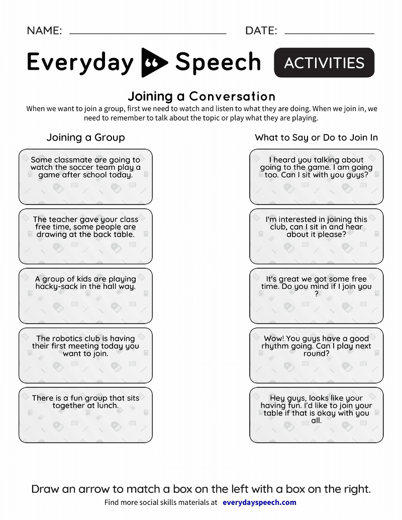 Social Skills Videos | Everyday Speech - Everyday Speech with regard to Social Skills Fill In The Blank