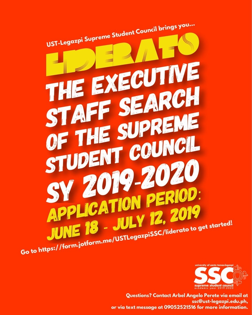 Ust-Legazpi Ssc (@ustlegazpi_Ssc) | Twitter within 2019-2020 Uga Academic Calendar