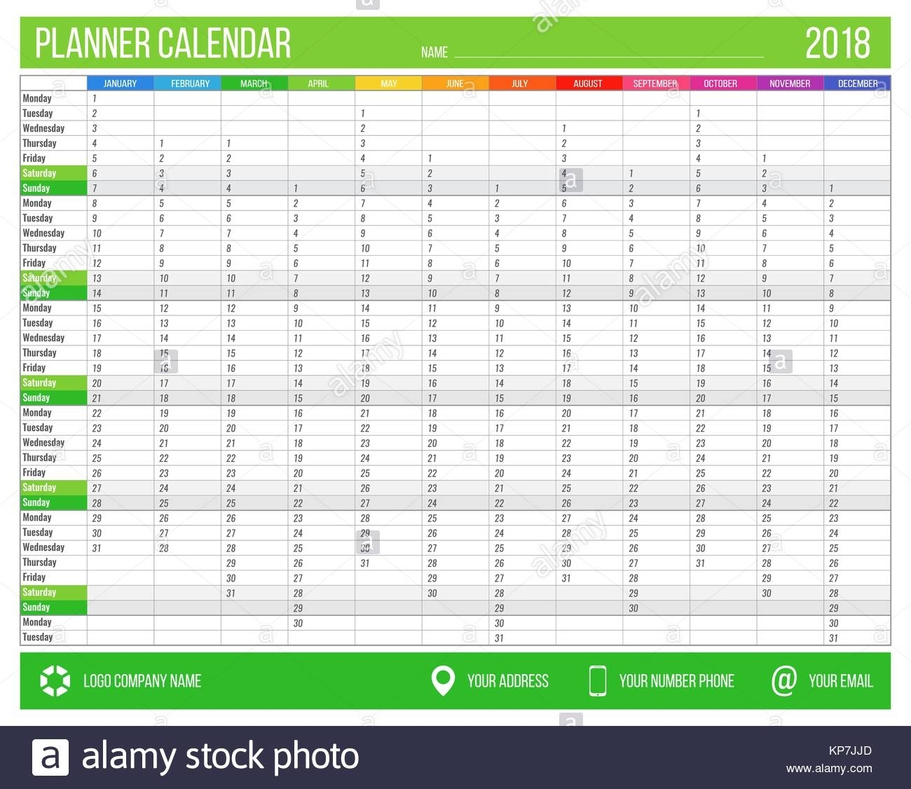 Wall Planner Stock Photos &amp; Wall Planner Stock Images - Alamy inside Printable Neon 12 Month Blank Calendar