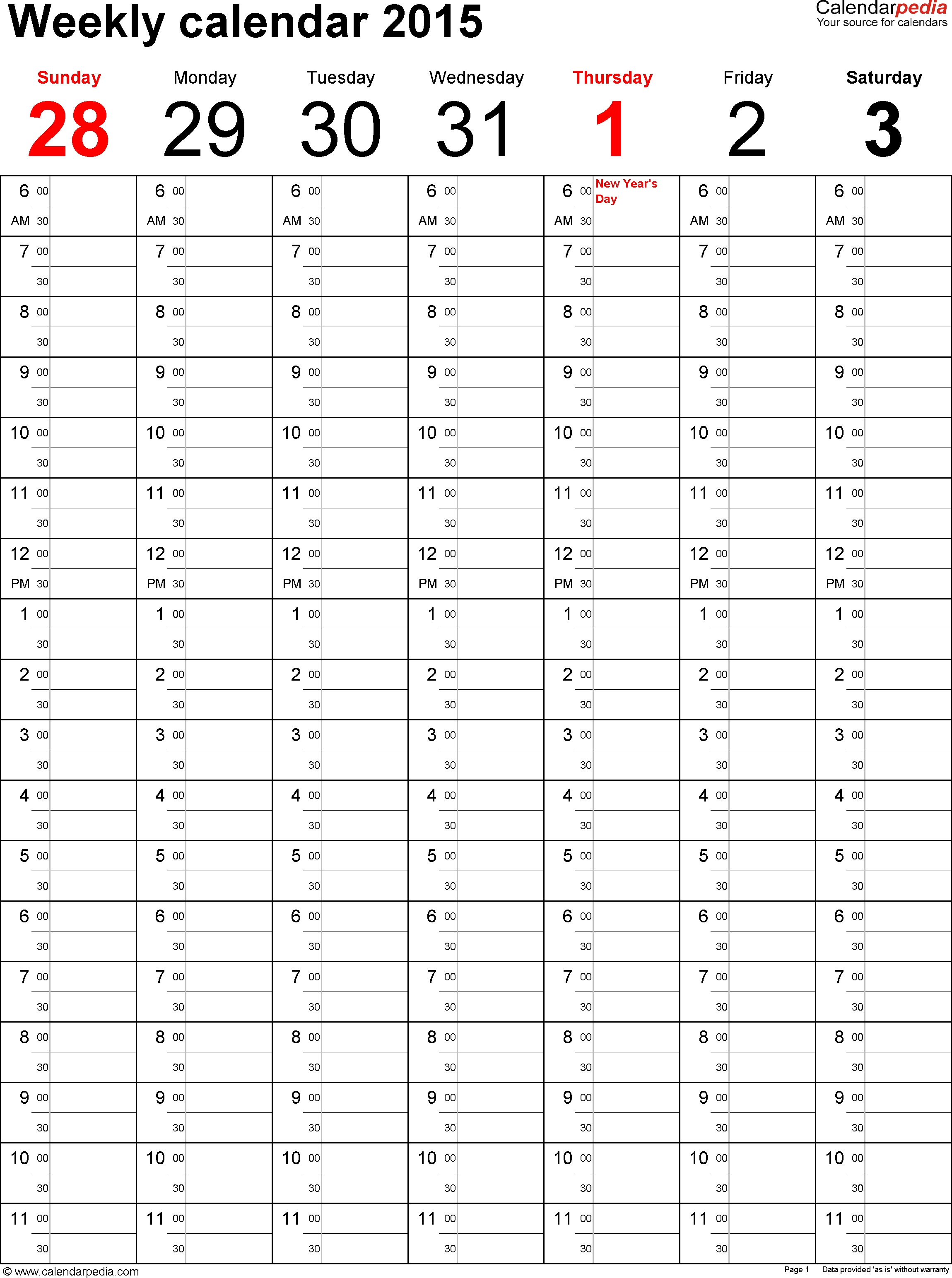 Printable Date To Date Calendar 