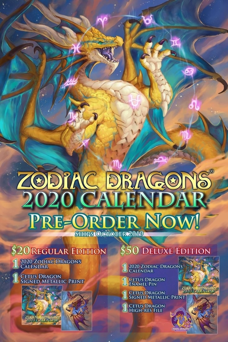 Zodiac Dragons® Calendar ✨?✨ On Twitter: &quot;?2020 Zodiac Dragons with regard to Calendar 2020  Zodiac