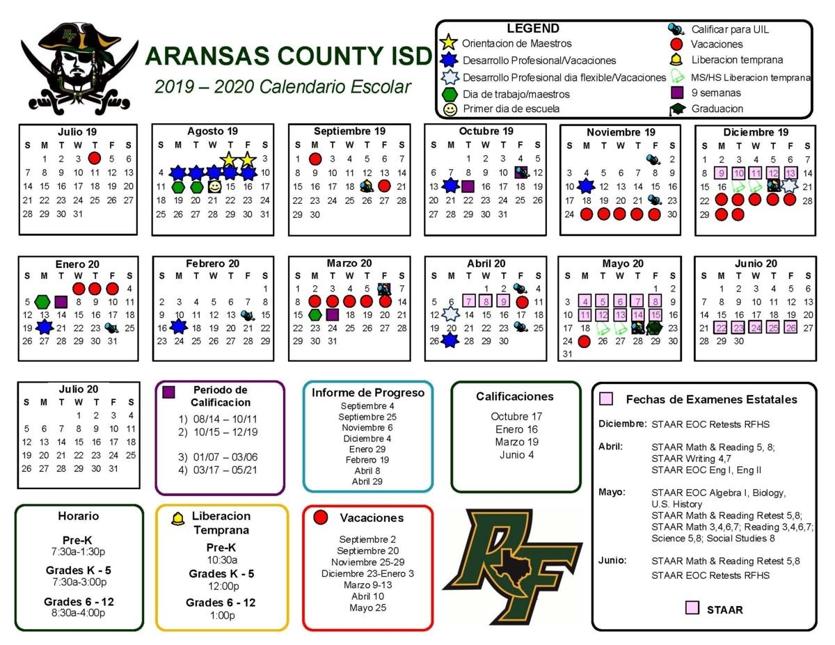 Aransas County Isd - Official Website regarding 2020 Uil Calendar