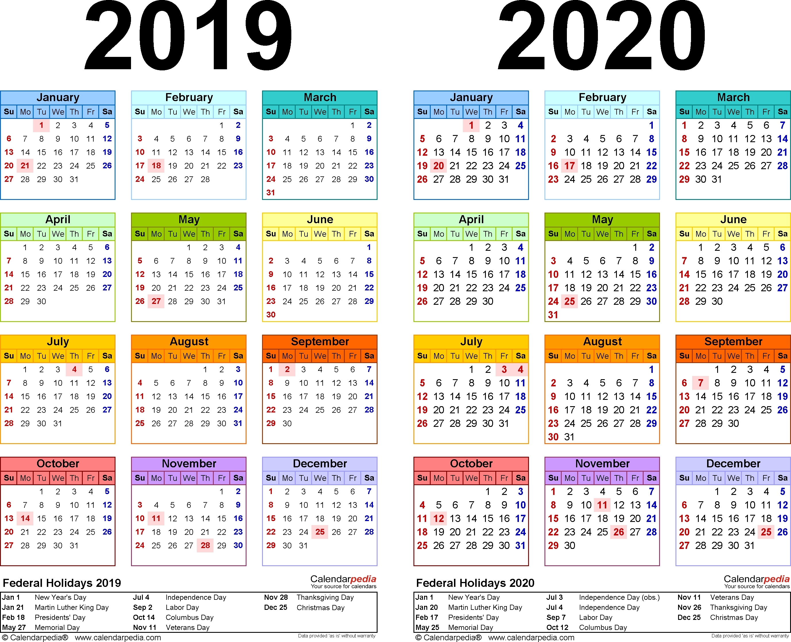 Free Printable 2019-2020 Academic Calendar - Calendar intended for Nus 2019/2020 Academic  Calendar