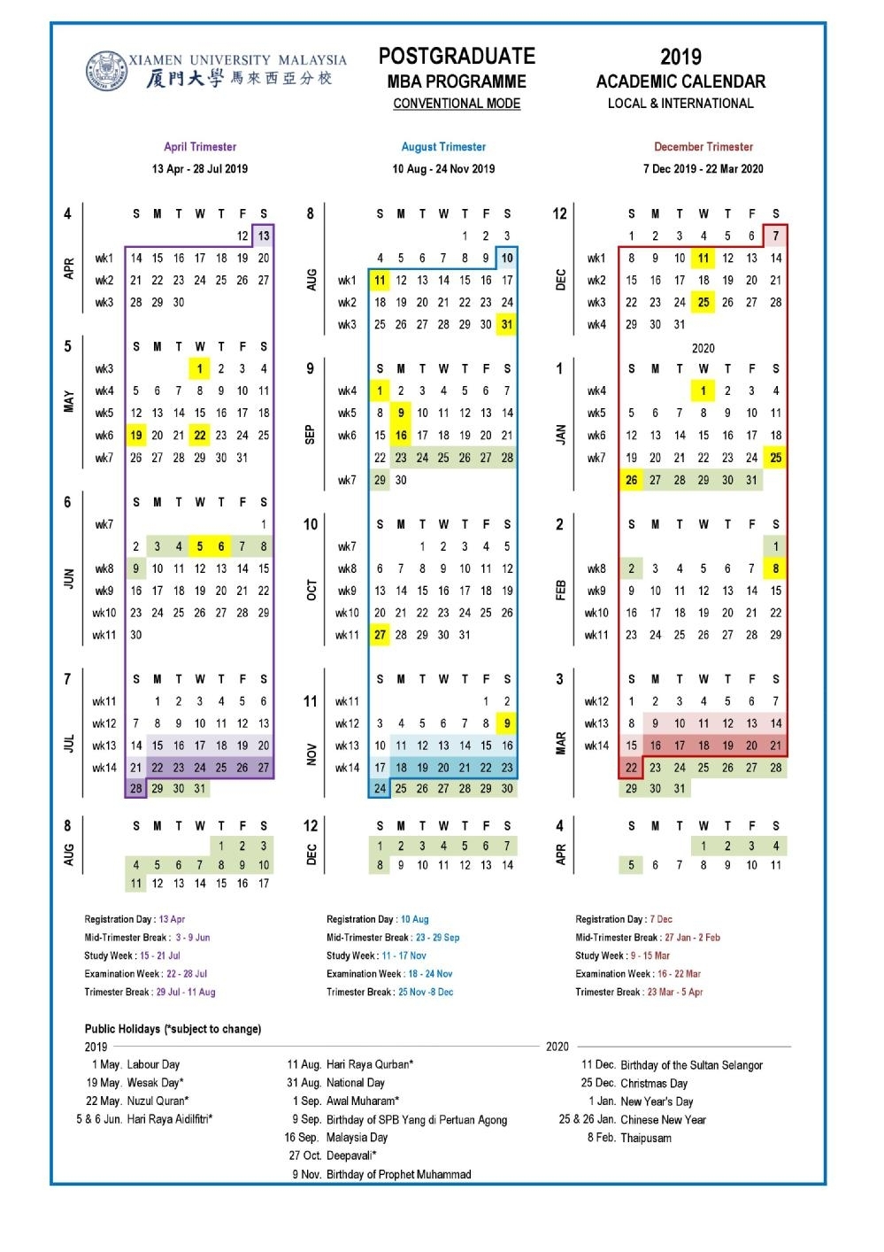 U Of M Calendar 2019-2020 School Year | Calendar Template within U Of M 2019 2020 Calendar