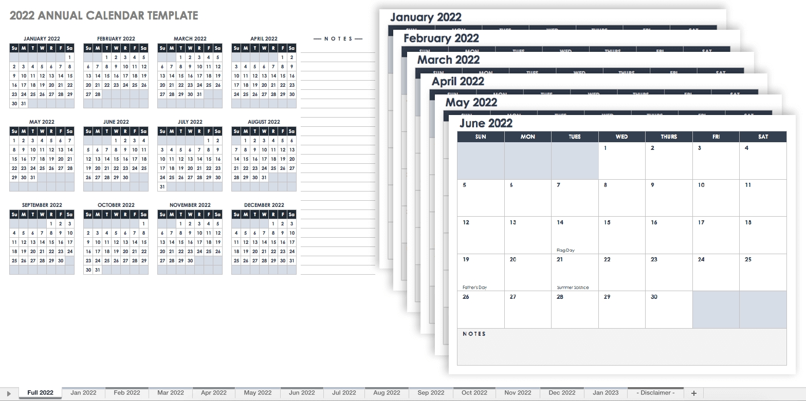 15 Free Monthly Calendar Templates | Smartsheet with Blank Monthly Calendar To Print