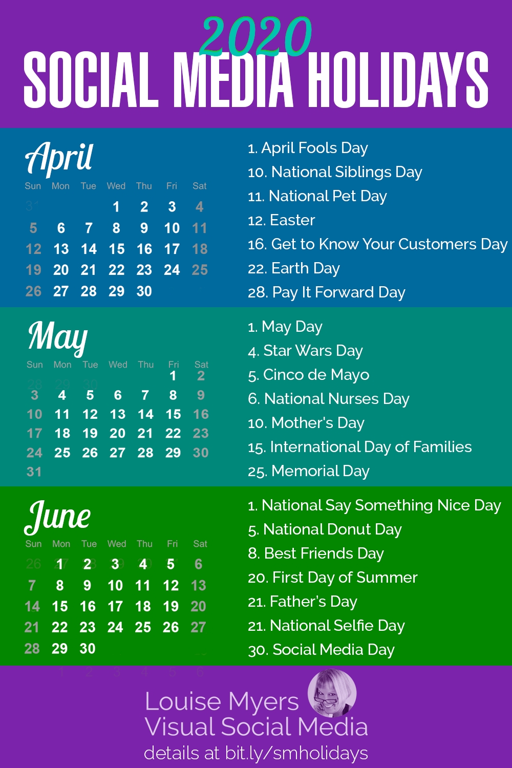 Special Days In 2020 Calendar