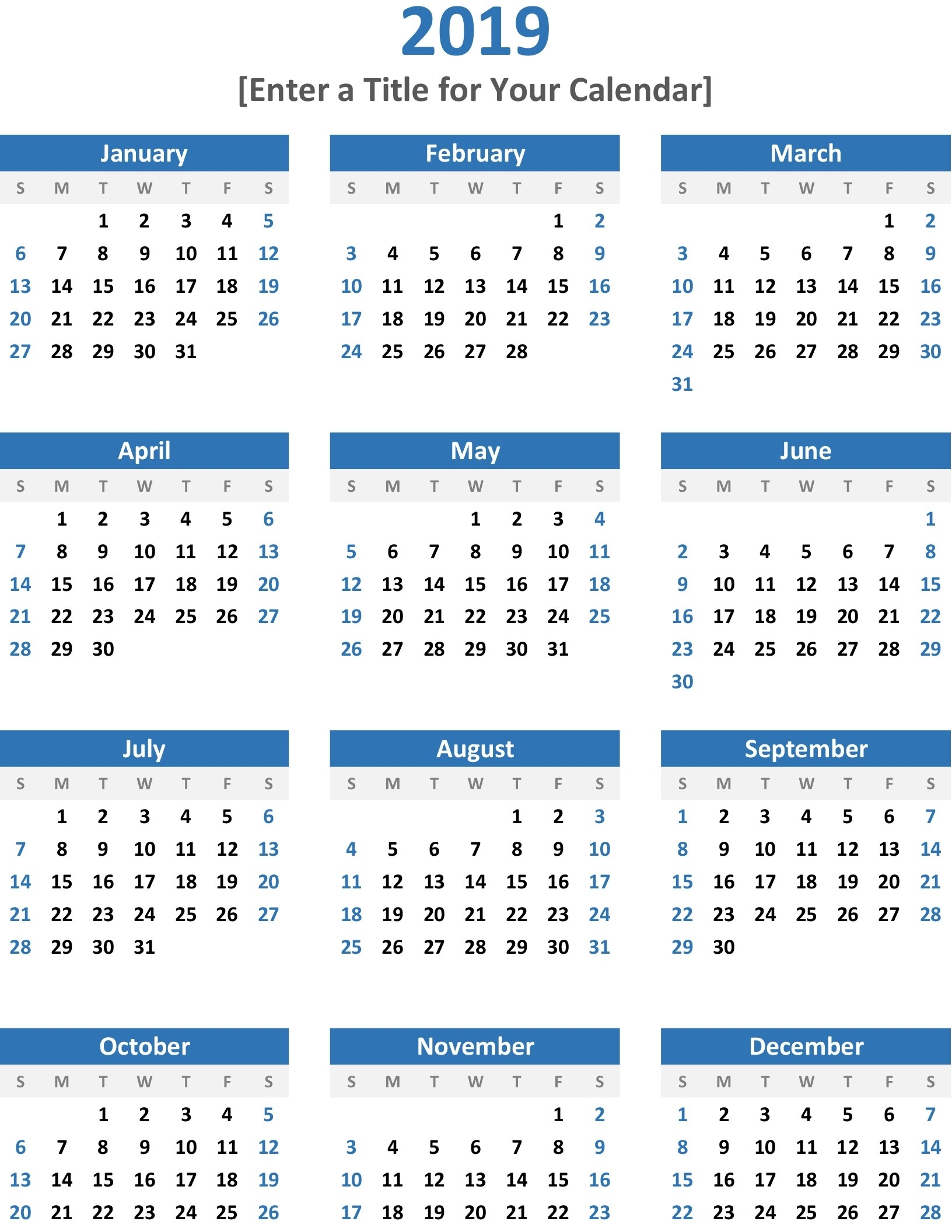 A Year At A Glance Calendar - Colona.rsd7 inside Year At A Glace Calendar