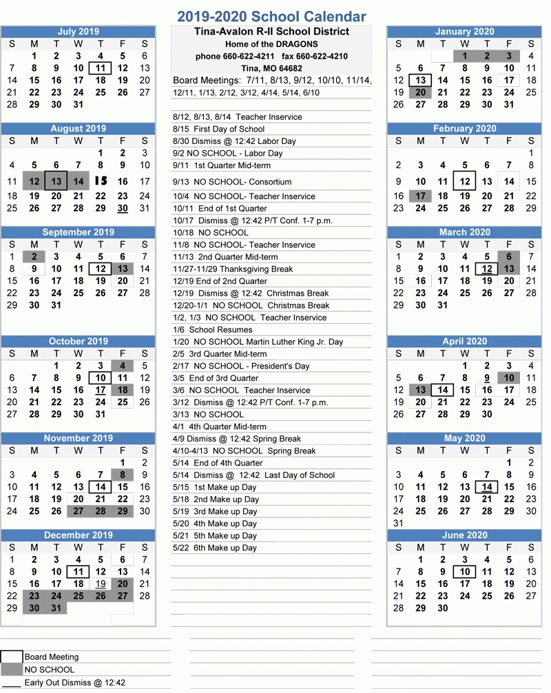 Calendar 2020 Important Dates | Calendar Printables Free intended for 2020 Calendar With Important Dates
