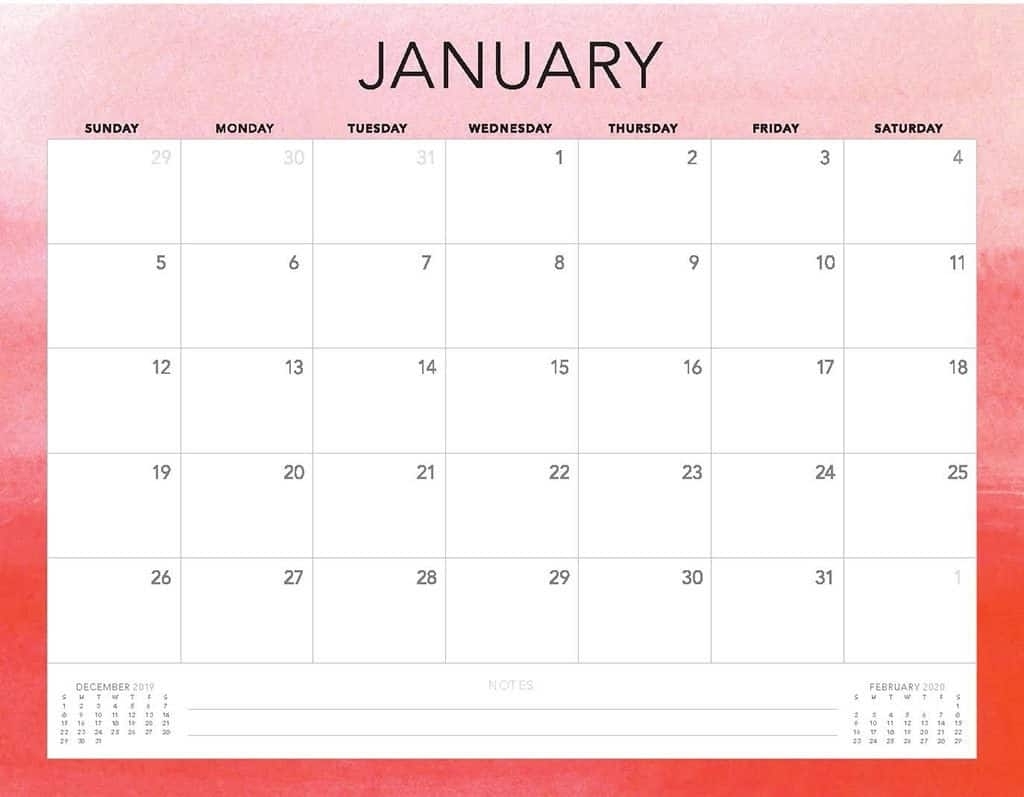 Free 2020 Printable Calendars - 51 Designs To Choose From! regarding Calendar 12-Com 2020 Monday Start