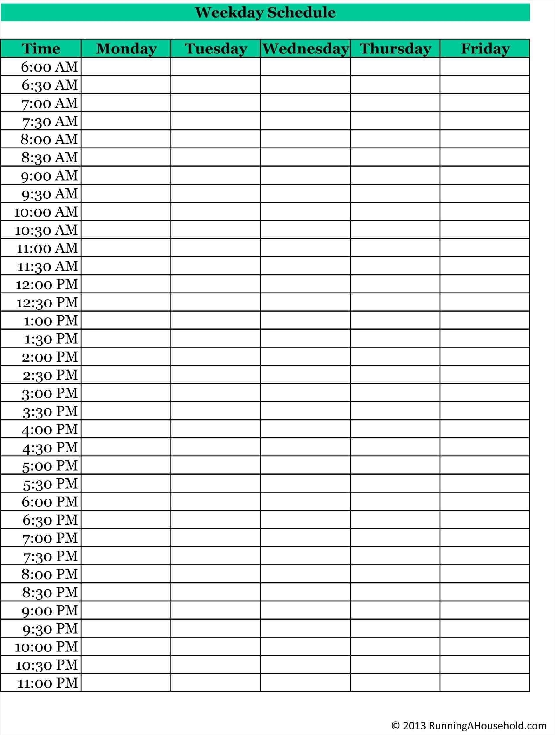 Free Printable 7 Day 15 Minute Appointment Calendar Sheets inside 7 Day 15 Minute Schedule