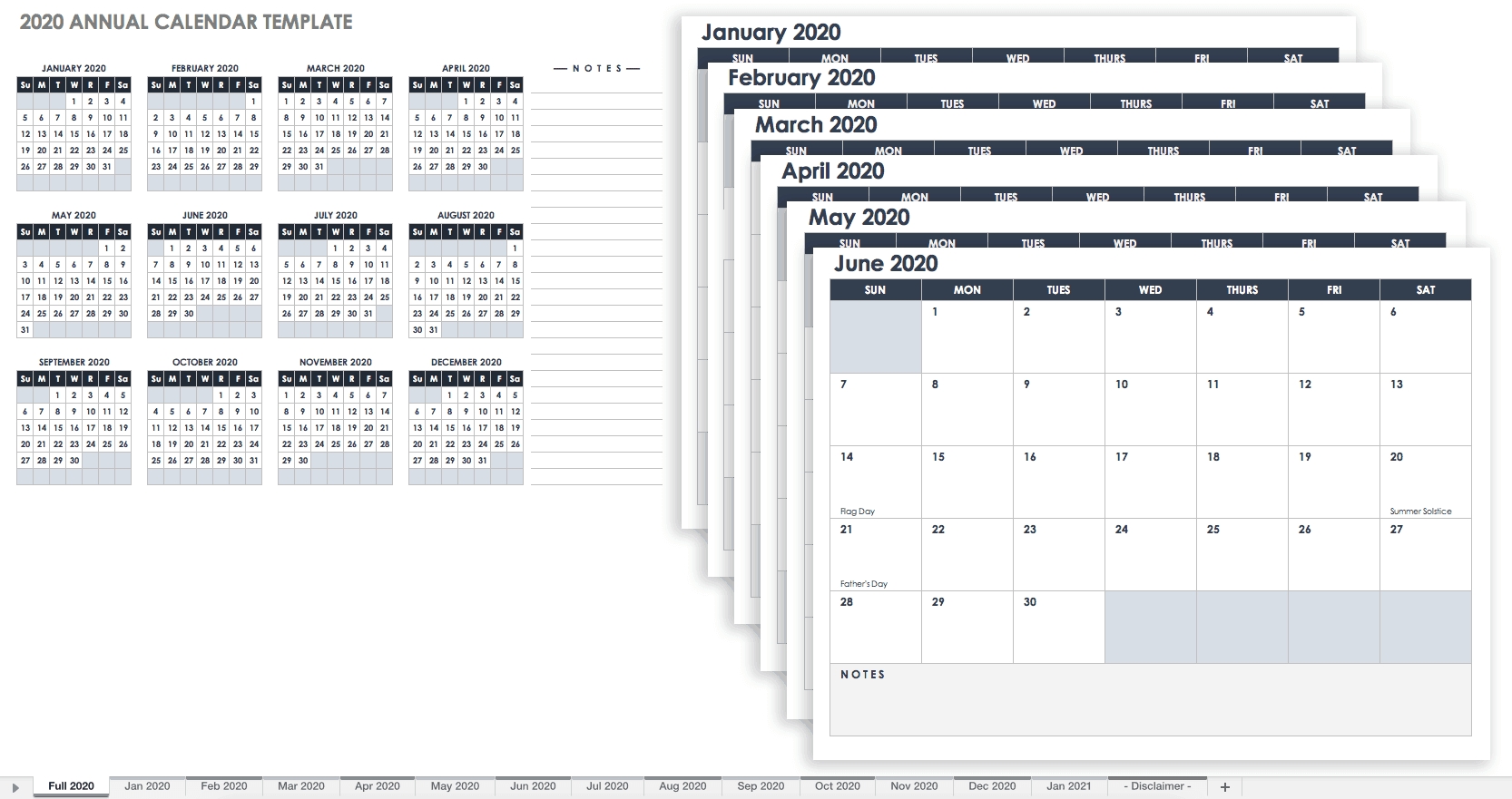 Free, Printable Excel Calendar Templates For 2019 &amp; On intended for 2020 Calendar In Excel Formula