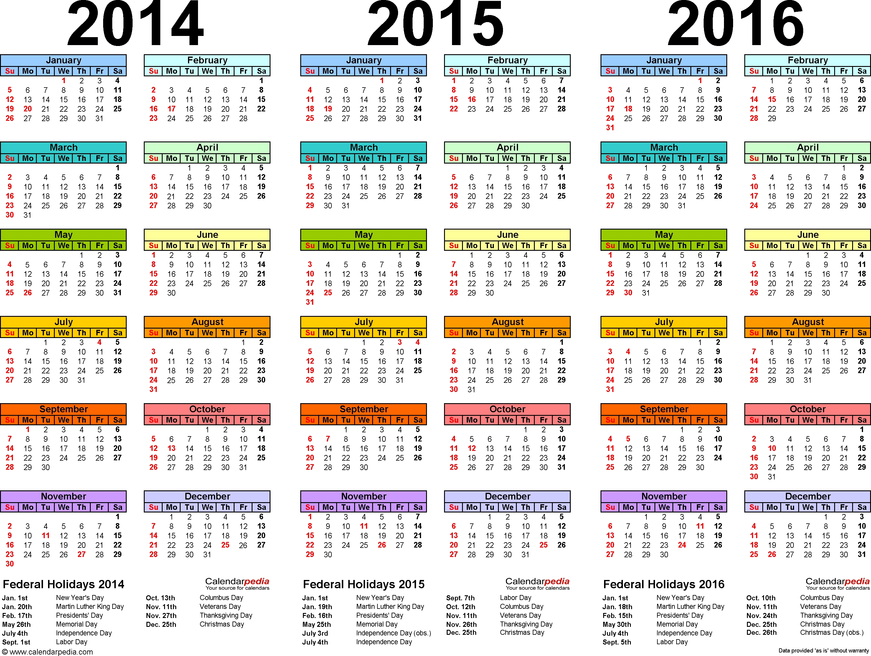 Free Printable Mini One Page Calendar 2015 - Google Search for Free Printable Perpetual Medicine Calendar