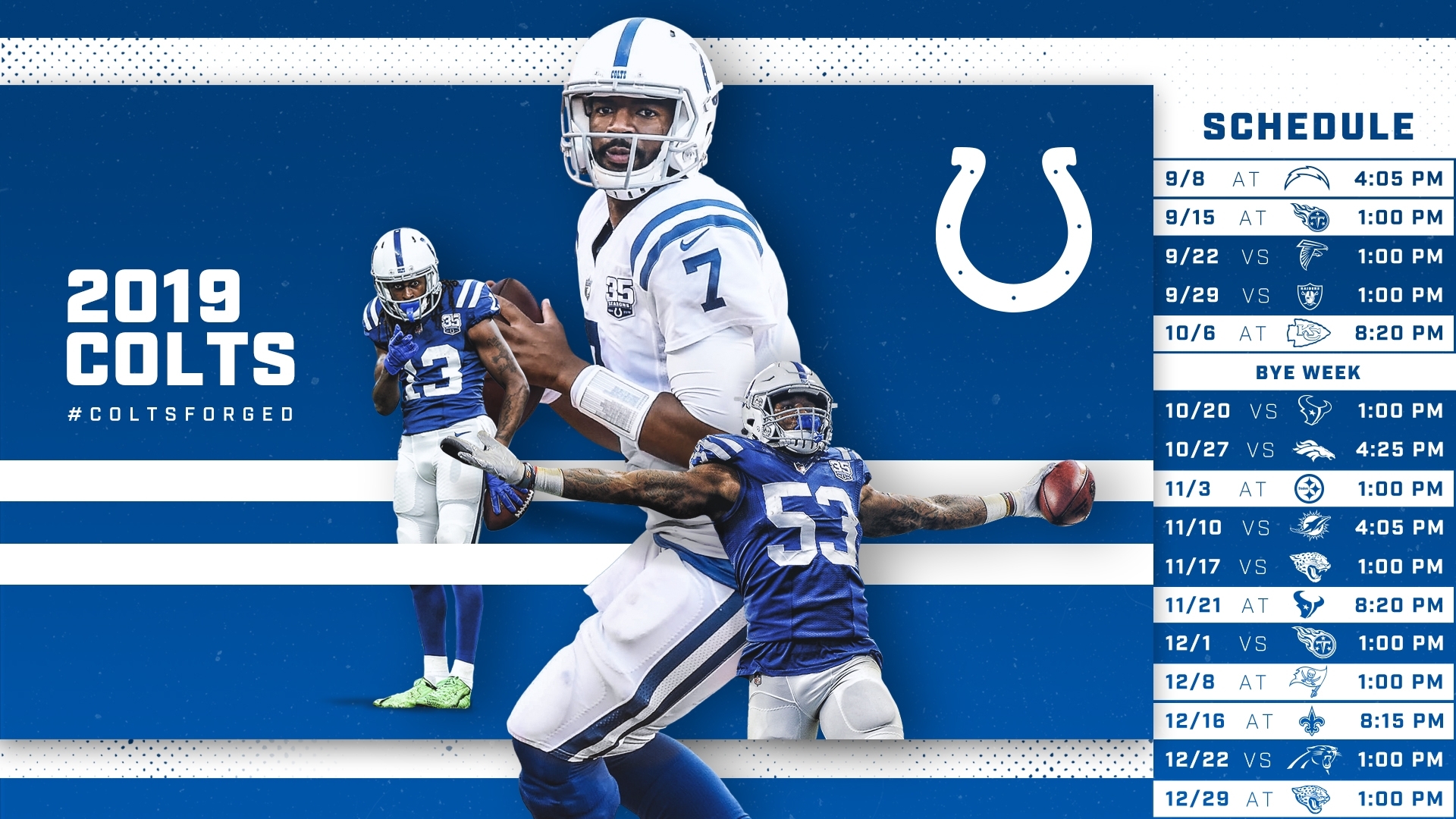 Indianapolis Colts Schedule intended for Printable Seahawks Schedule Tv 2019- 2020