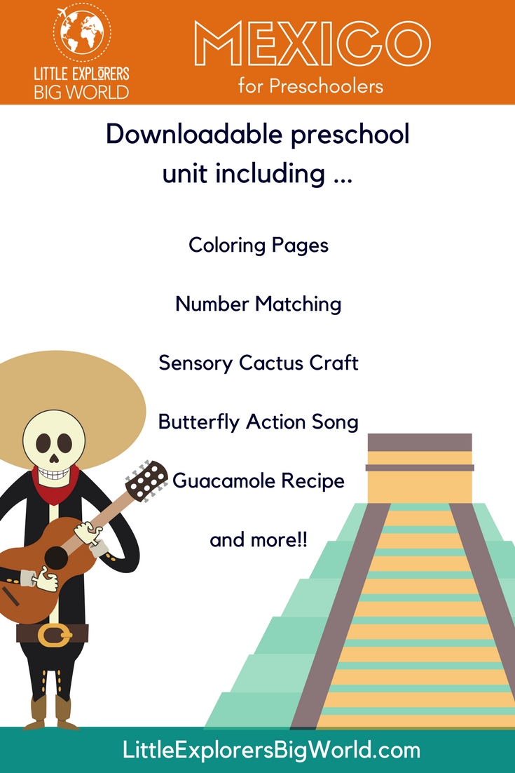 Mexico For Preschoolers - Free Preschool Mexico Unit in Where We Live Upk Unit