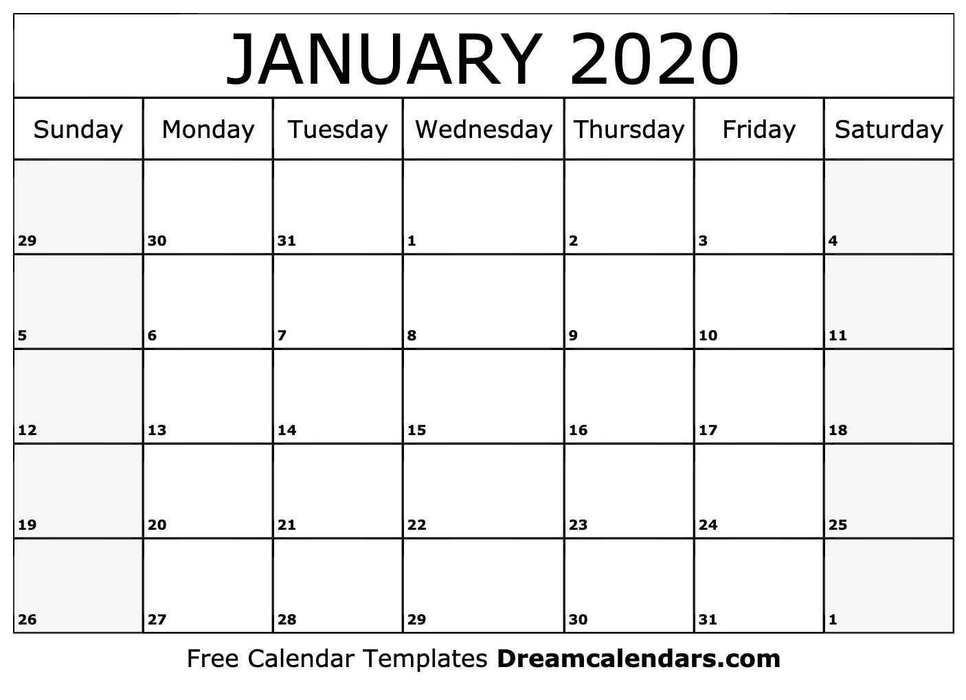 Printable January 2020 Calendar within This Pc Liturgical Colours 2020