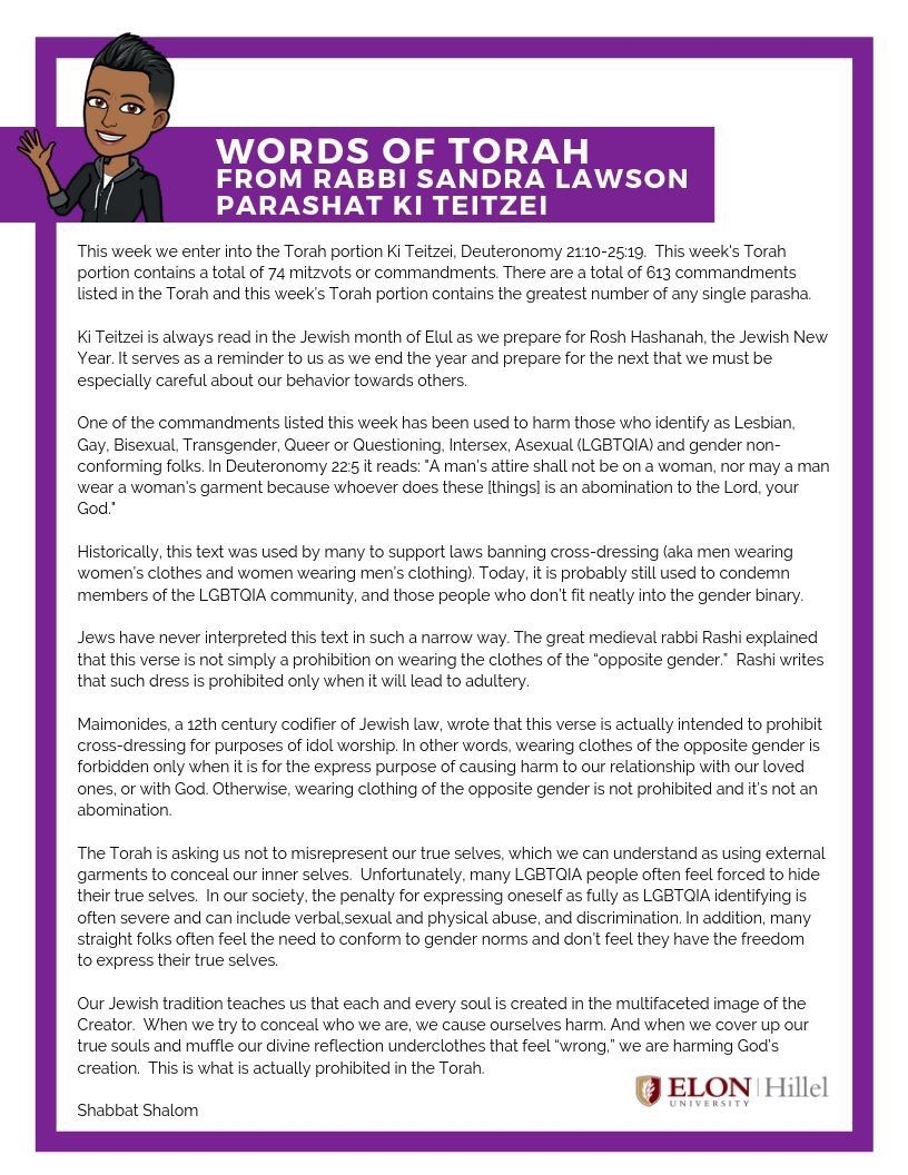 Rabbi Sandra On Twitter: &quot;some Words Of Torah On This Week&#039;s pertaining to This Week&amp;#039;s Torah Portion 2019