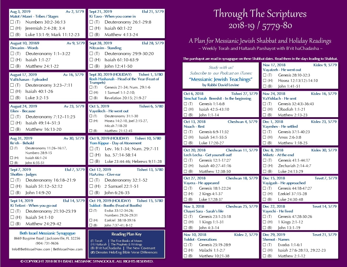 Weekly Torah Parsha Calendar For 2019/2020 - Calendar inside Torah Portions For 2019 And 2020