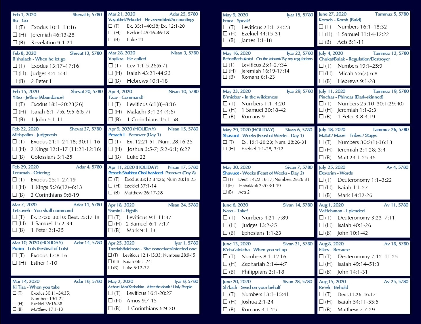 Bible Reading Plan | Bethisraelnow regarding Torah Reading Schedule 2019 2020