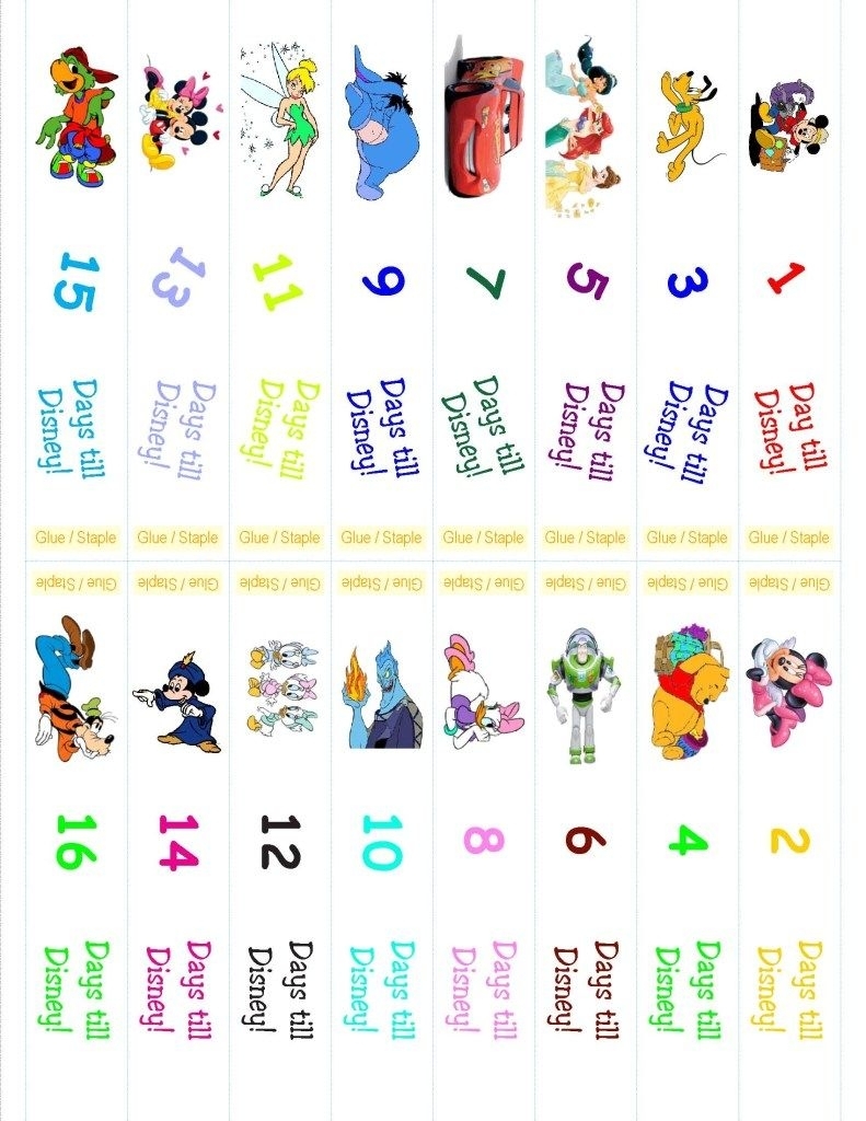 Disney Countdown, Disney Countdown Ring | Disney Countdown within Disney Cruise Countdown Calendar Out Of Paper