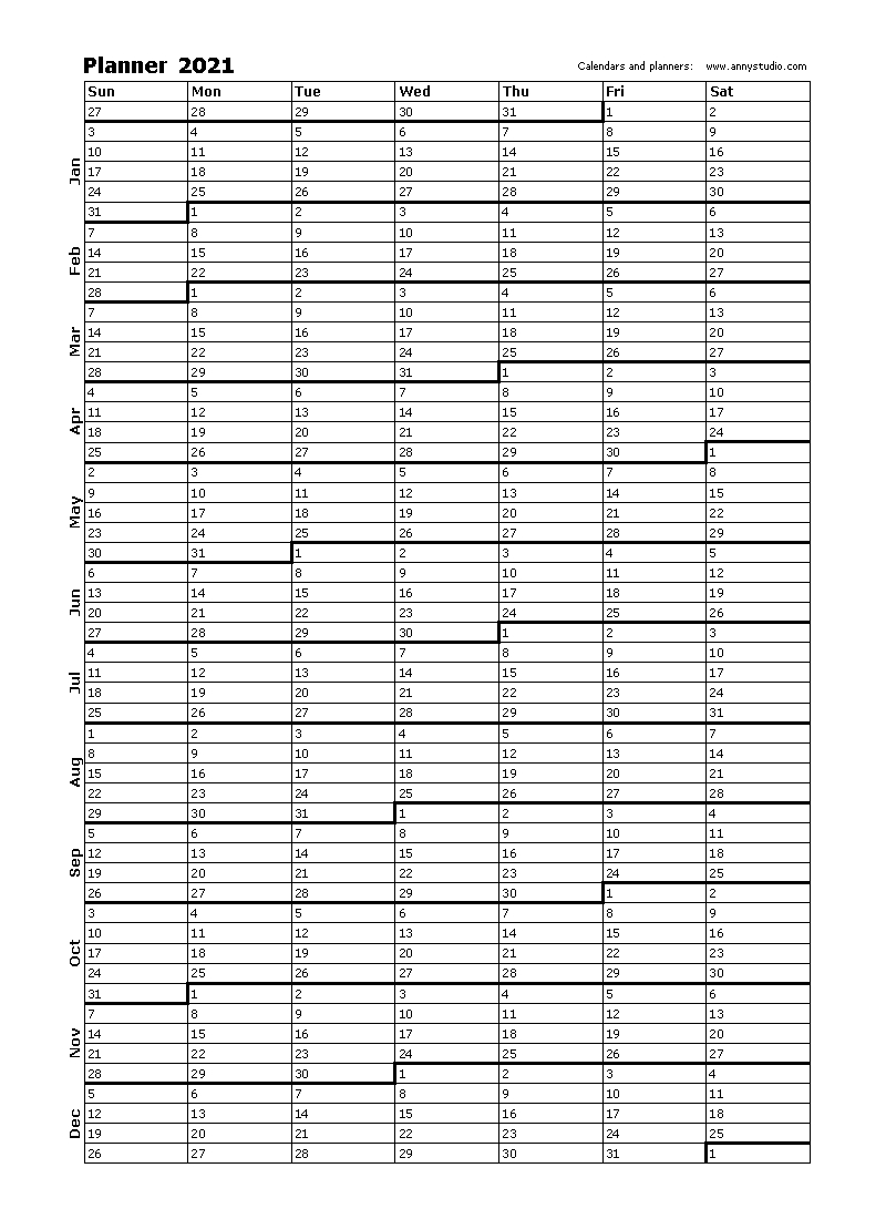 Free Printable Calendars And Planners 2020, 2021, 2022 throughout One Week Per Page 2020