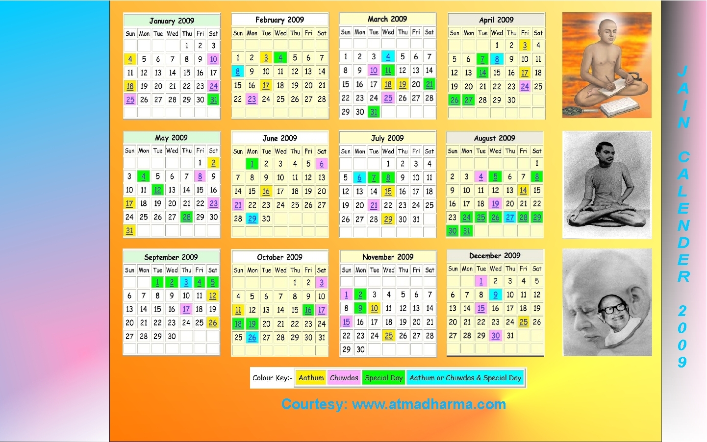 2024 Jain Calendar Dates Printfree Calendar 2024