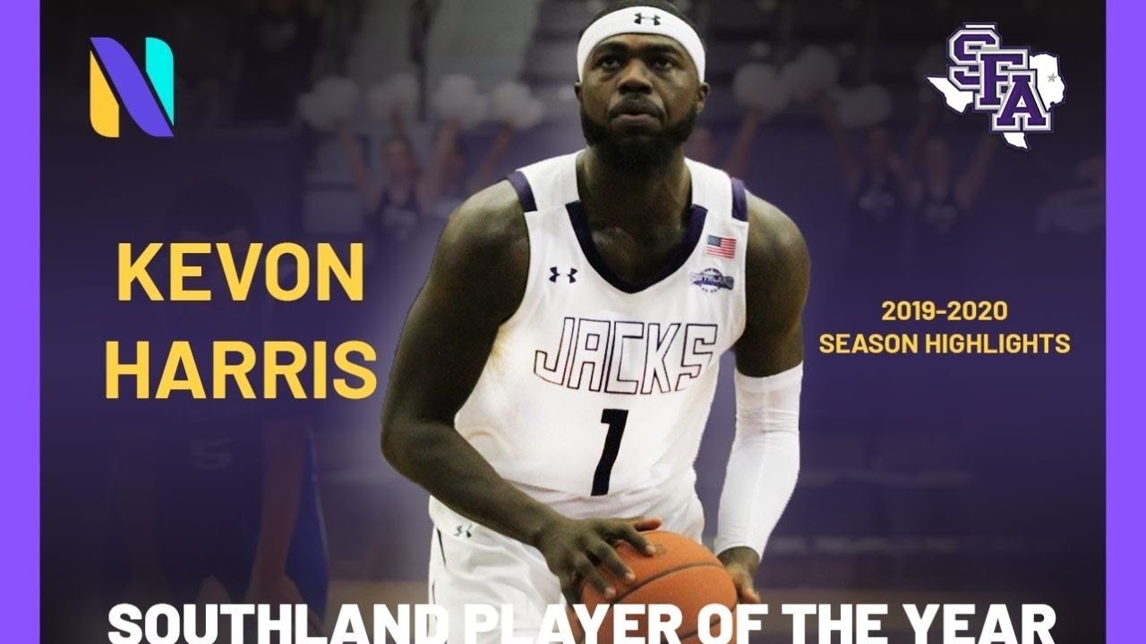 Kevon Harris Stephen F. Austin Lumberjacks 2019 - 2020 Highlight Montage |  Southland Conference Poty throughout Stephen F Austin Preview Day 2020