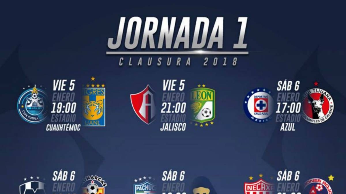 Liga Mx Inicia El Viernes, Con Dos Partidos Del Clausura 2020 with regard to Liga Mx Clausura 2020 Fechas