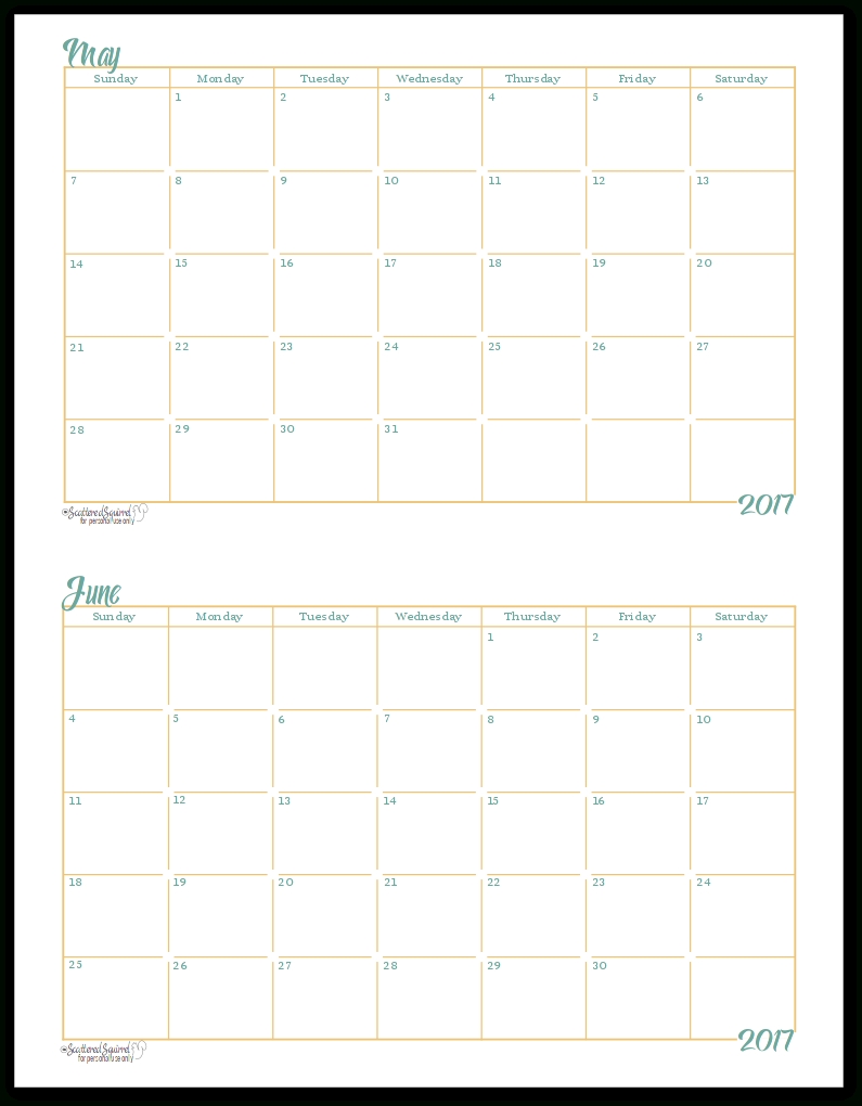 Monthly Calendar Half Page | Monthly Calendar Blank 2020 with regard to Free Printablehalf Page Calendars 2020