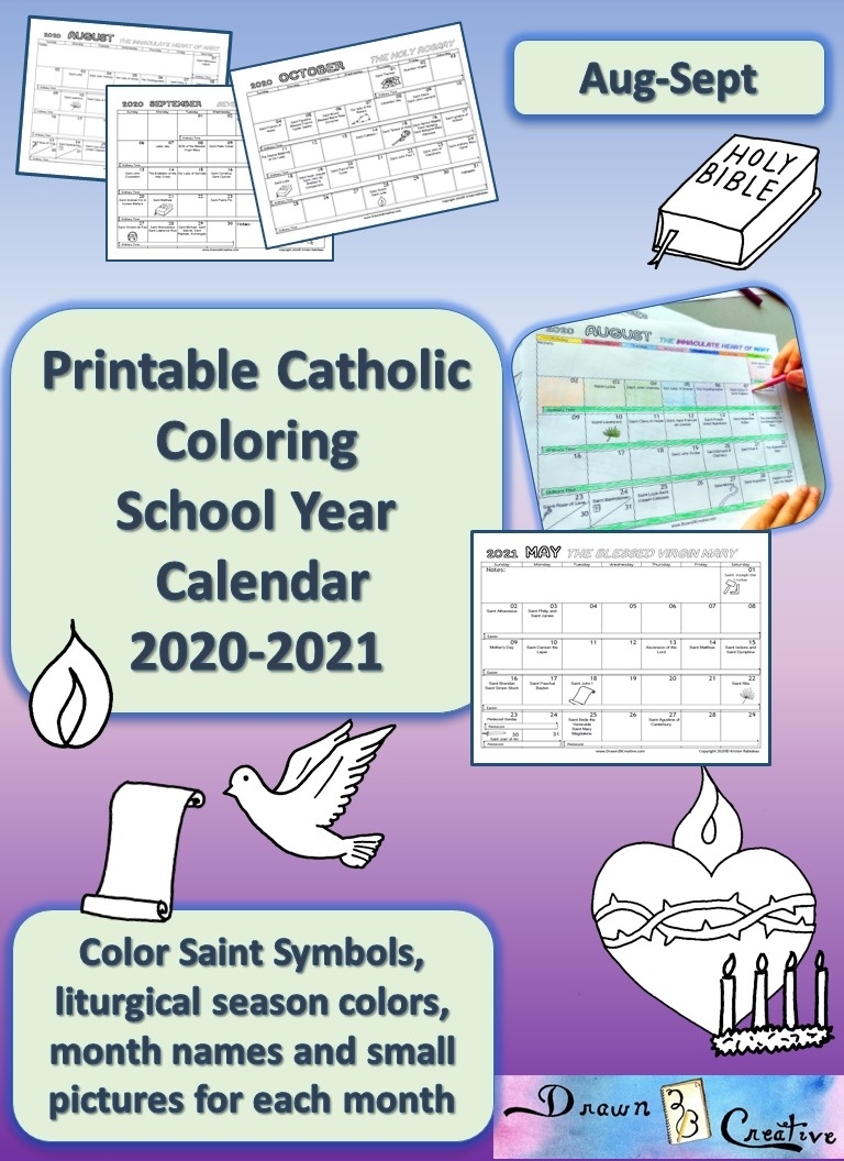 Printable Catholic School Year Calendar To Color within 2021 Catholic Liturgical Calendar Pdf