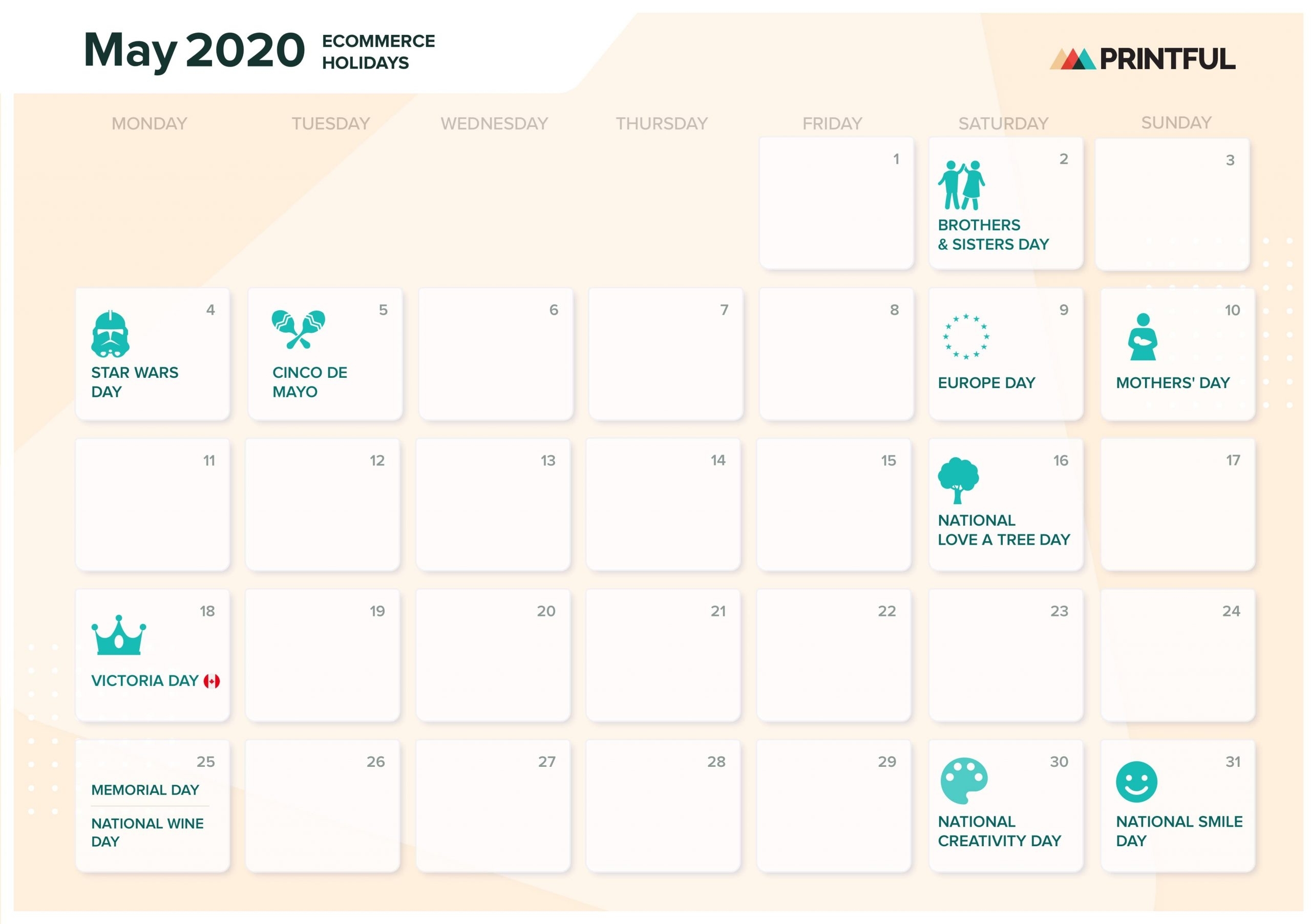The Ultimate 2020 Ecommerce Holiday Marketing Calendar with Federal Pay Period Calendar For 2020