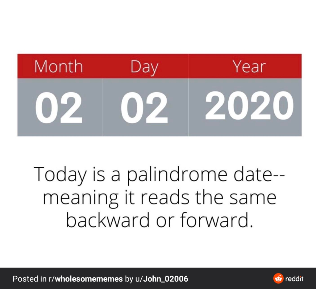 Today Is A Special Day In History Which Will Not Occur For intended for Special Dates Of The Year 2020