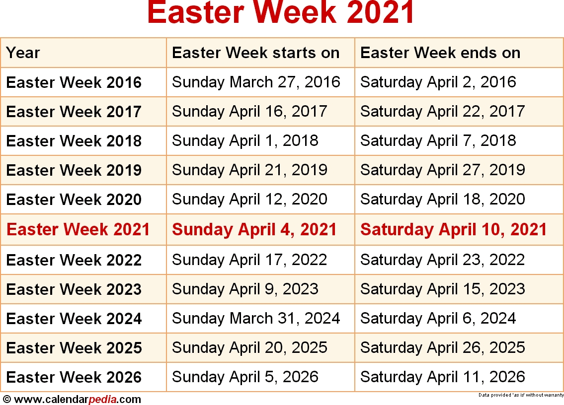 When Is Easter Week 2021? for Printable Catholic Liturgical Calendar 2019 2020