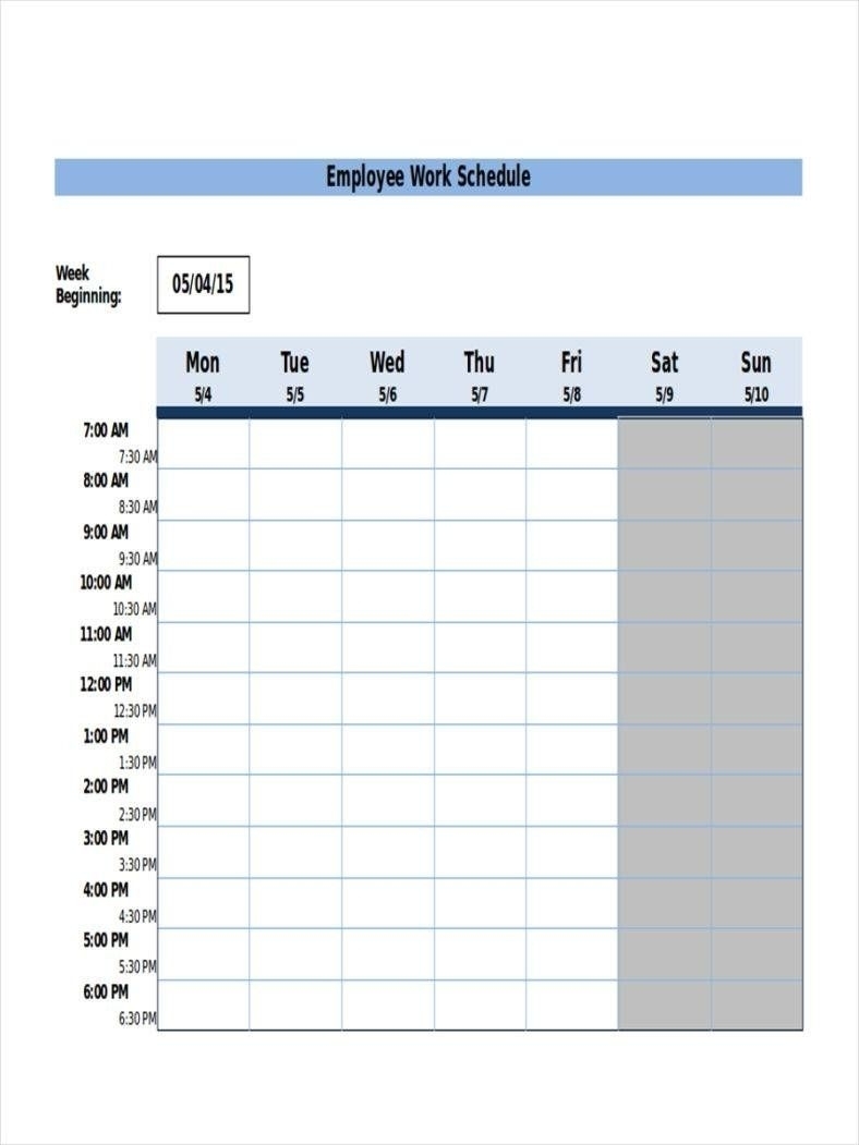 12 Hour Shift Schedule Template In 2020 | Schedule Templates