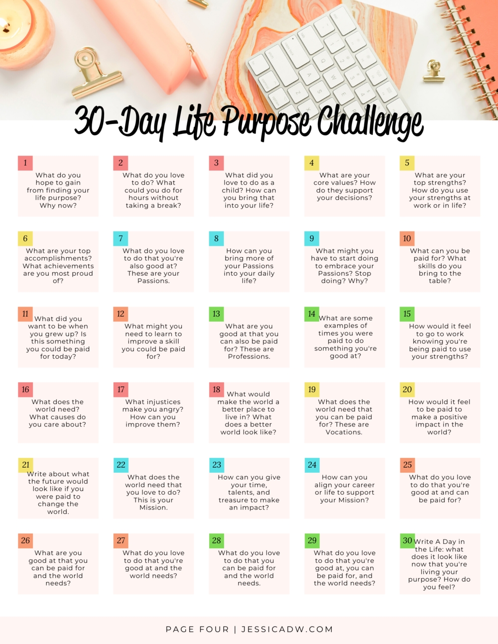 15 Of My Favorite 30-Day Challenges — Jessica Dw | Spiritual