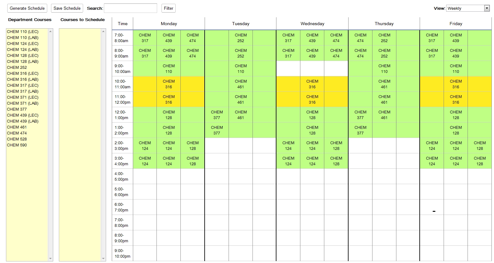 2.2 Basic Schedule Creation