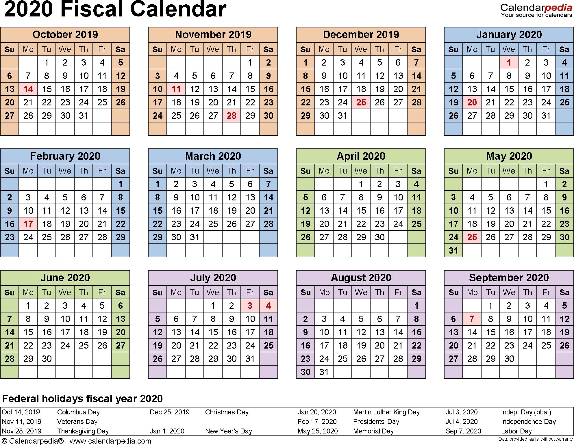 2019 2020 Financial Year Calendar In 2020 | Payroll Calendar with Financial Week To Calendar 2019
