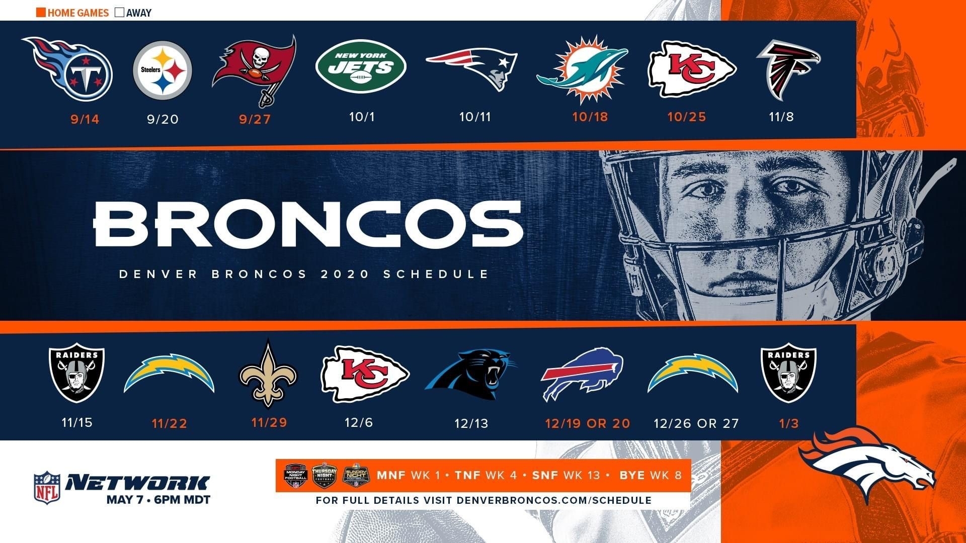 2020-2021 Season In 2020 | Denver Broncos, Broncos, Broncos Fans