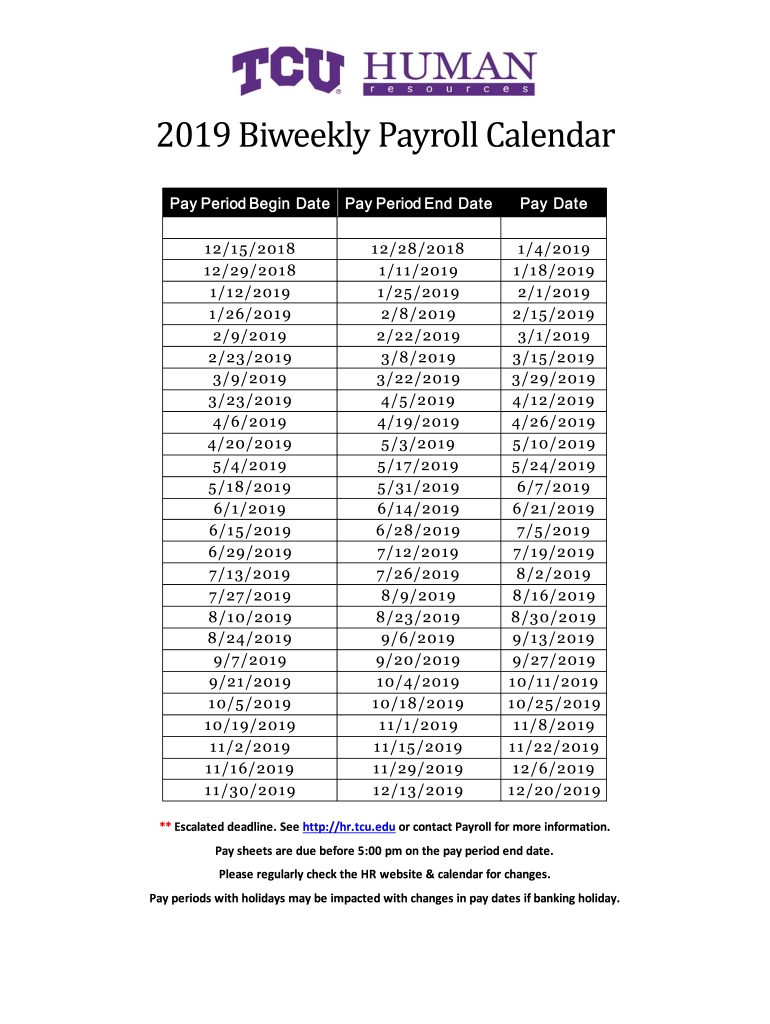 Free Bi-weekly Editable Schedules