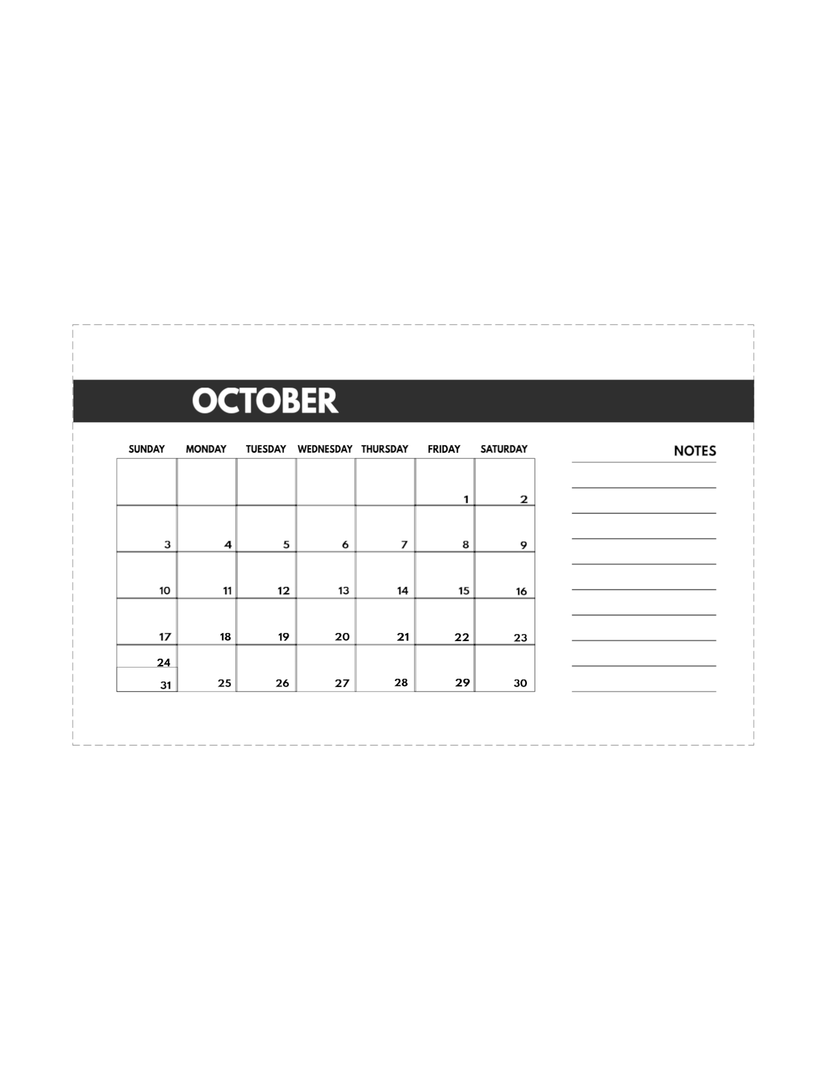 2021 Free Monthly Calendar Templates | Paper Trail Design