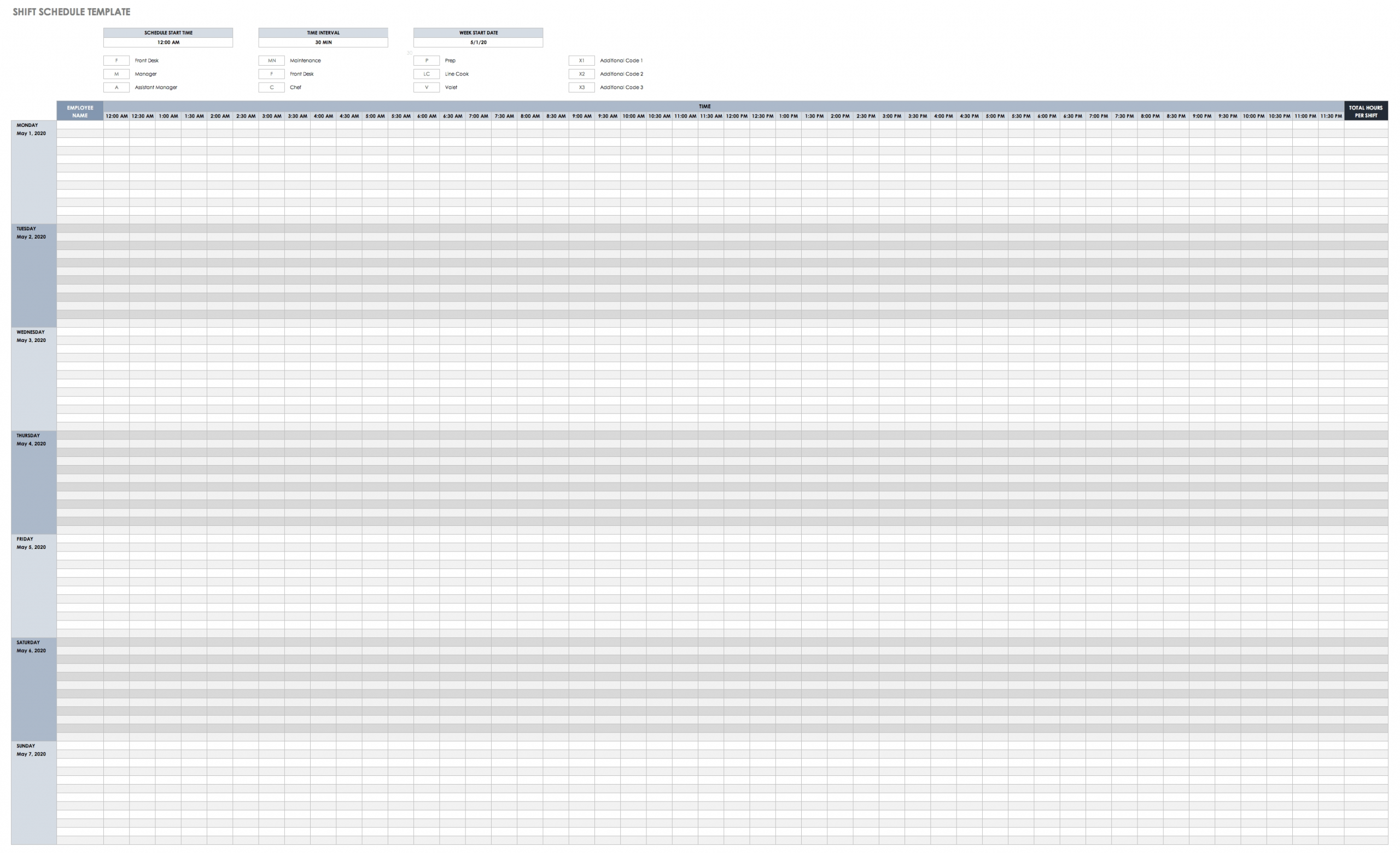 28 Free Time Management Worksheets | Smartsheet