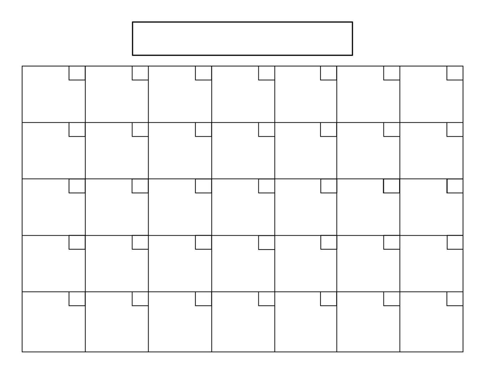 31 Day Month Calendar Printable In 2020 | Calendar