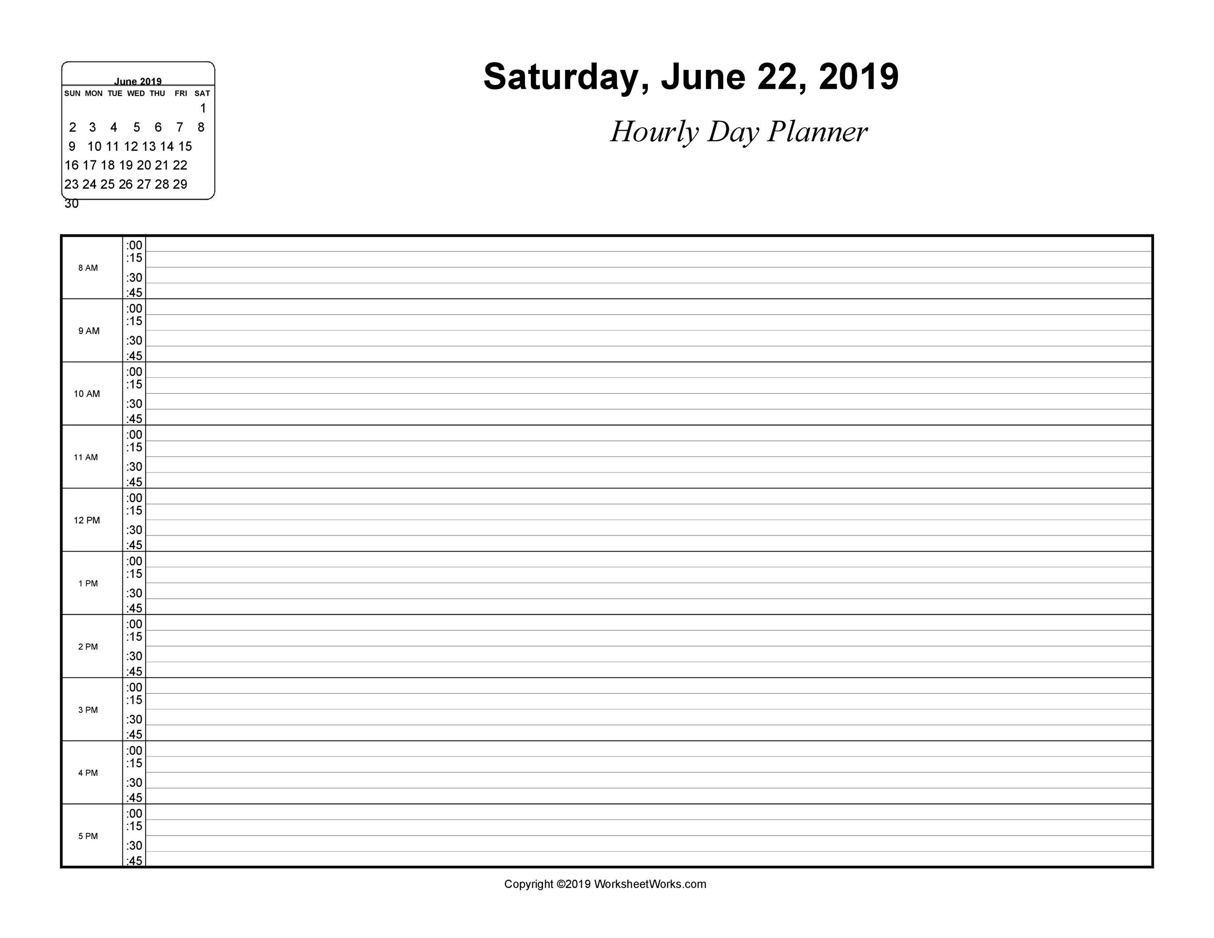 43 Effective Hourly Schedule Templates (Excel &amp; Ms Word) ᐅ