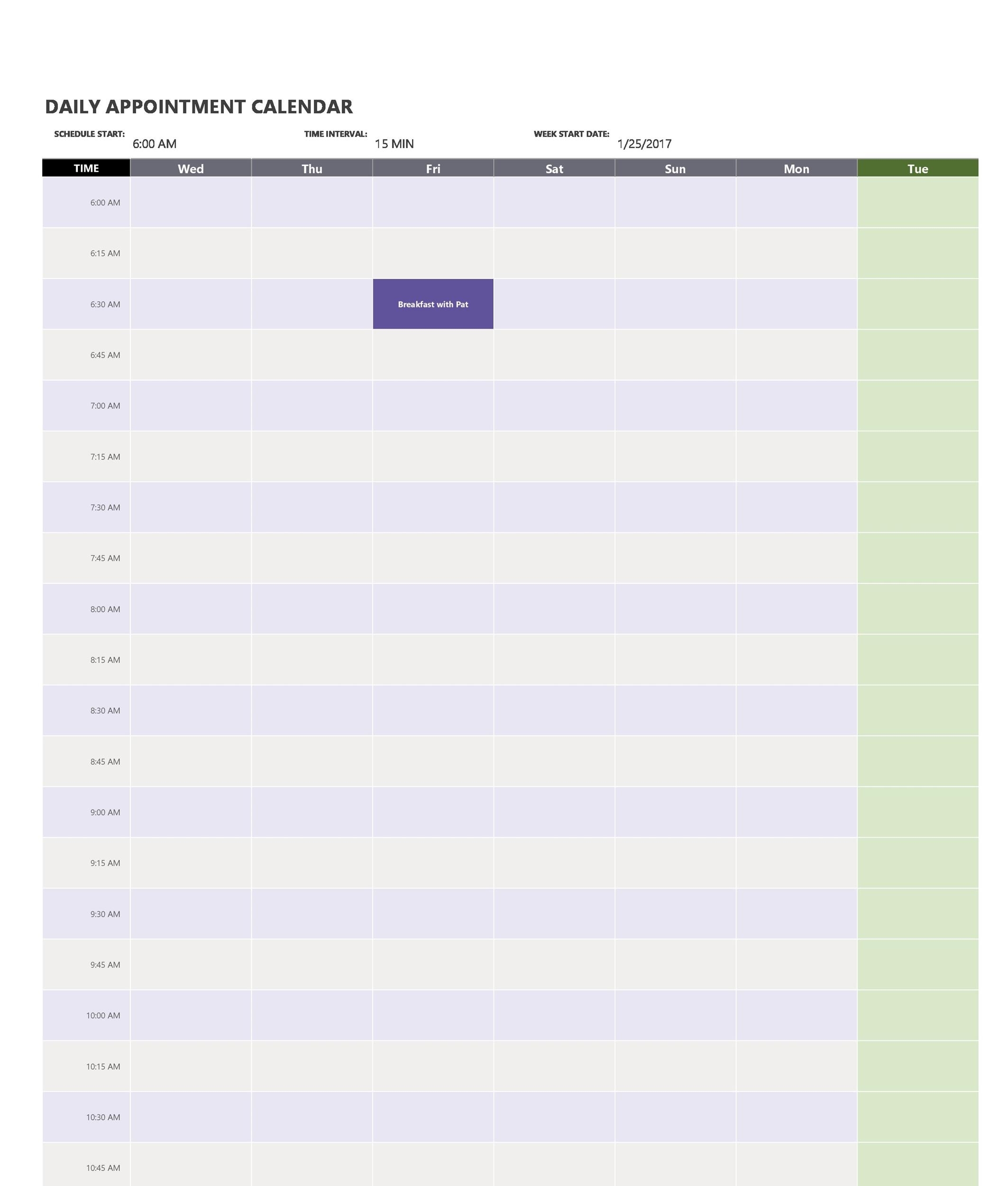 Free Appointment Scheduler Printable Printable World Holiday