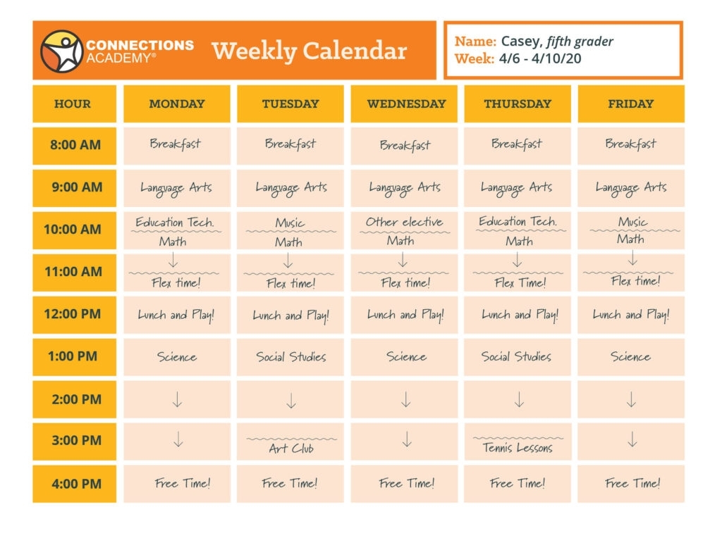 5 Sample Online School Schedules For Families