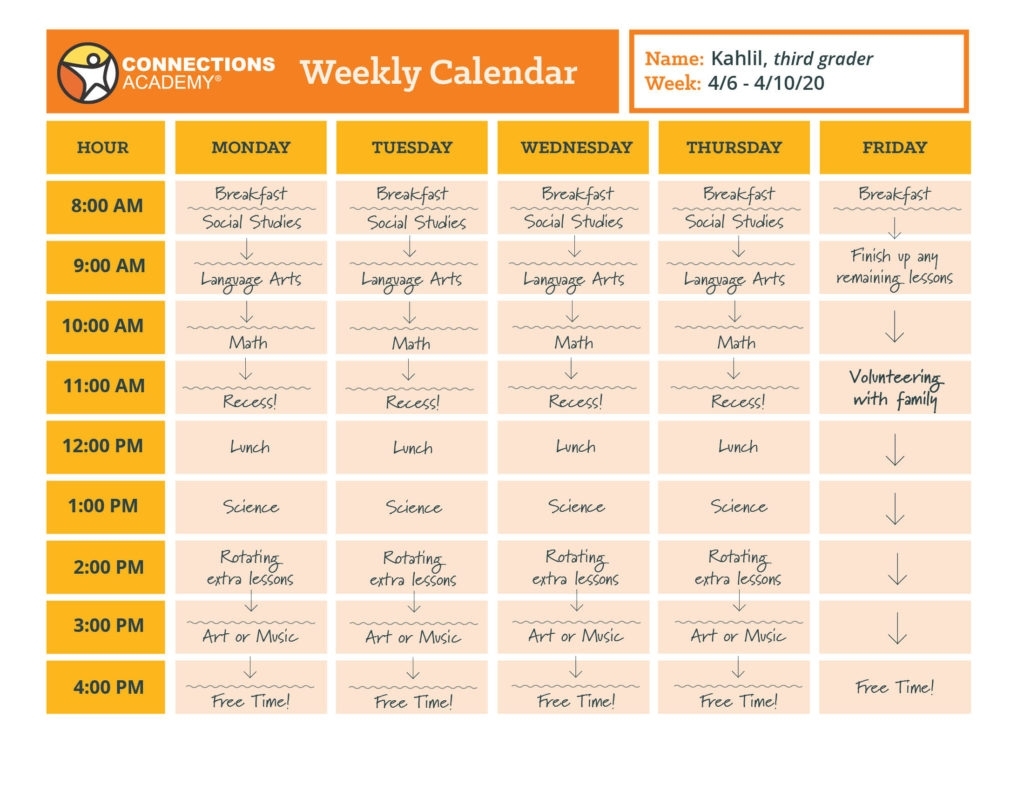 5 Sample Online School Schedules For Families