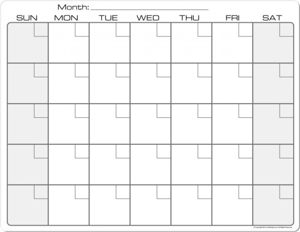 8.5 X 11 Printable Calendars In 2020 | Blank Calendar Pages