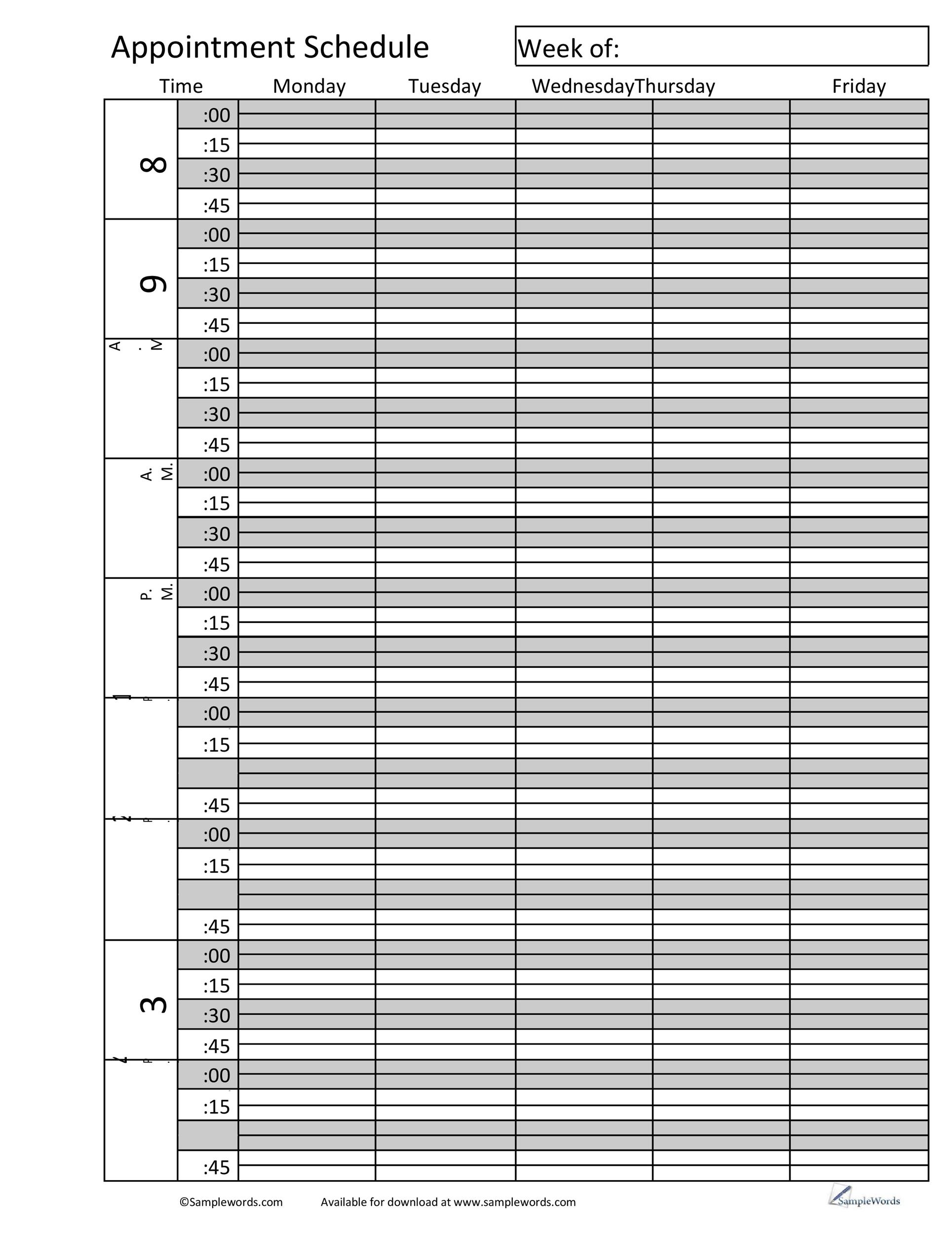 medical appointment scheduler