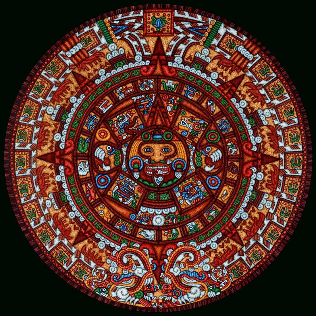 Aztec Calendar Symbols Meaning