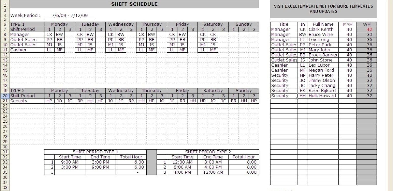 Blank 12 Hour Shift Schedule Templates In 2020 | Schedule