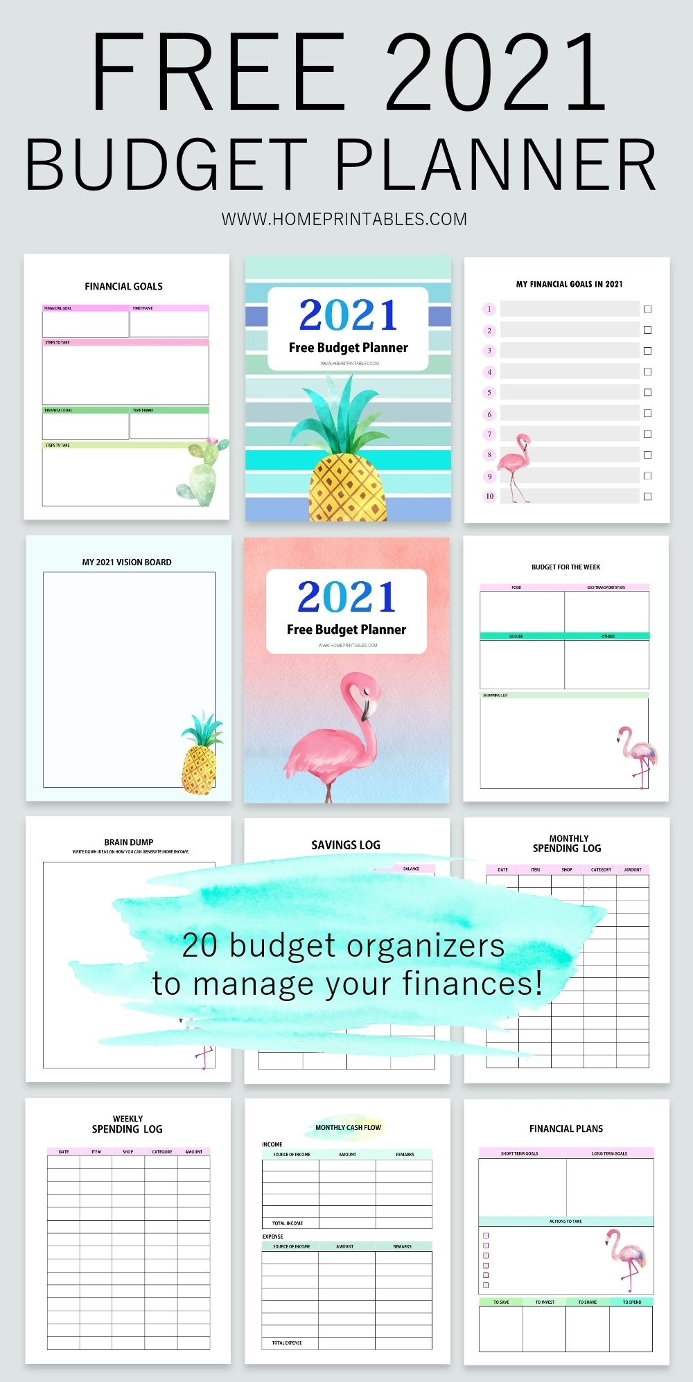 Budget Binder For 2021: 20 Free Printable Templates! In 2020